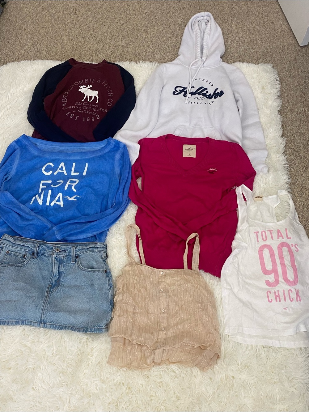 Hollister + Abercrombie and Fitch Lot | Size XS-M | As ls